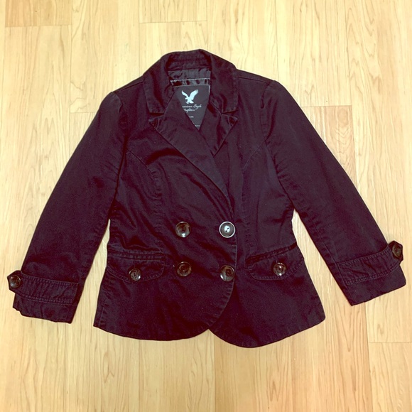 American Eagle Outfitters Jackets & Blazers - ✨4X HP✨ 🌻 2/$10 American Eagle black blazer